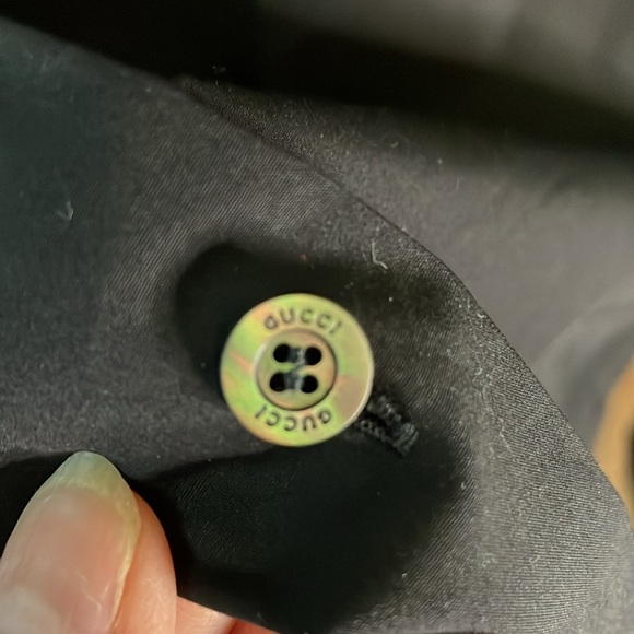 Gucci Black button down blouse - Picture 5 of 9